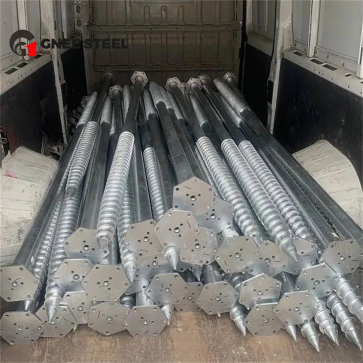 Spiral Flange Pile Earth Scriú Carn